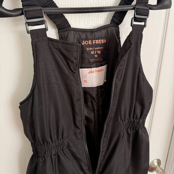 Joe Fresh Kids Bib Snow Pant Black Size XL / 14 - Picture 8 of 14